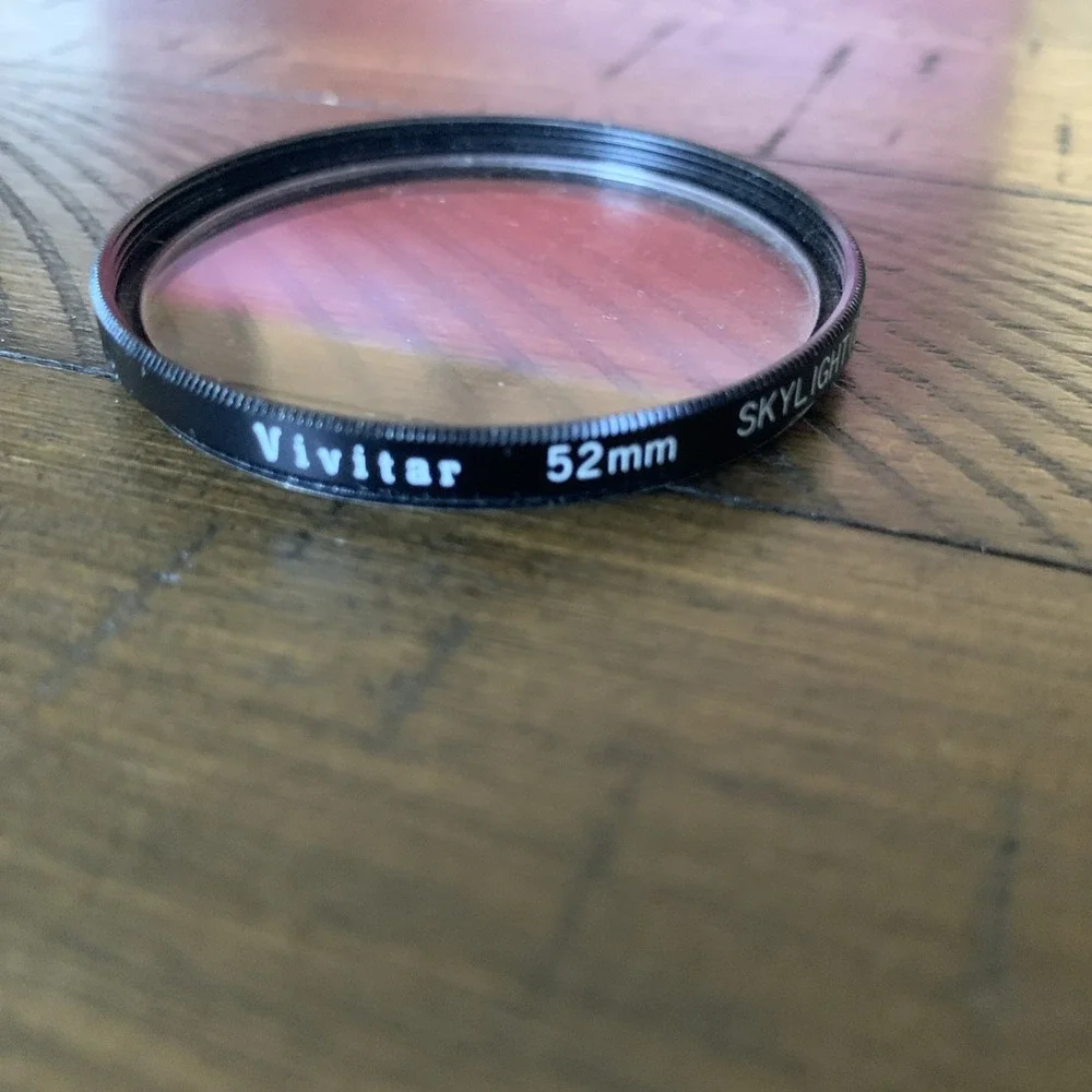 Vivitar Camera 52mm Skylight‎ 1A Filter Lens USA Replacement Part